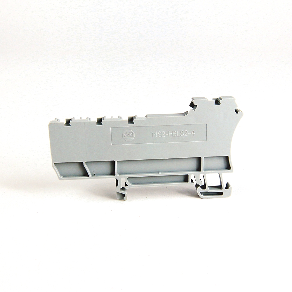 Product image for Barrier end for spring clamp terminal block 0.2x3.2x1.77"