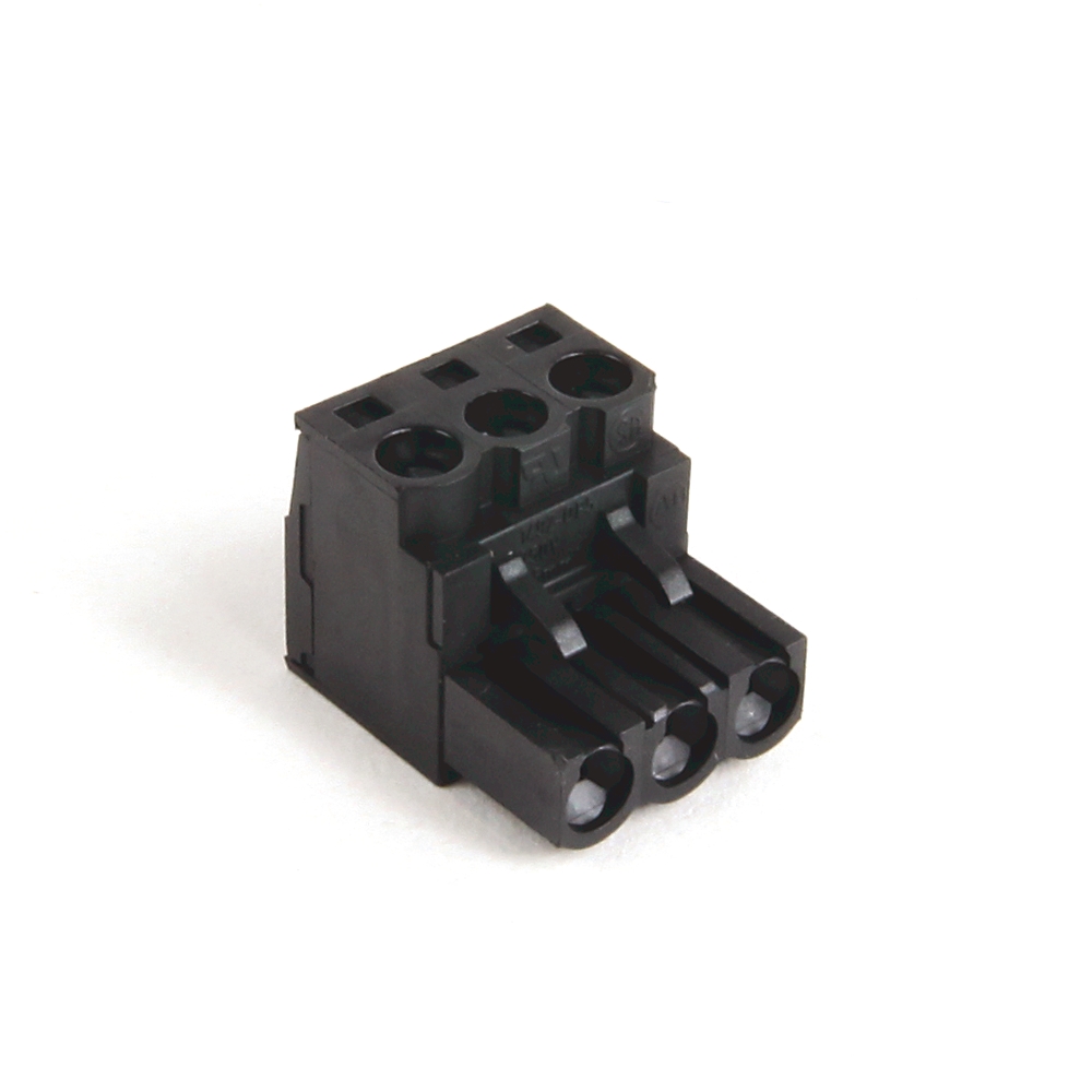 Product image for Block plug-in 3-pole for 1492-JC3/JDC3/LC3/LDC3 terminal block black