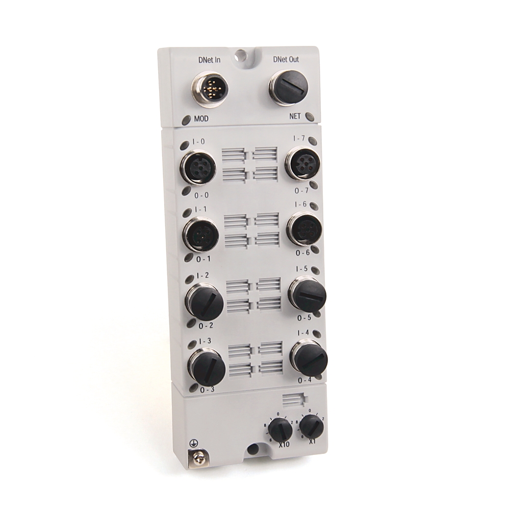 Product image for Block DeviceNet 8-I/O DNET powered diagnostic 0.5A 24VDC