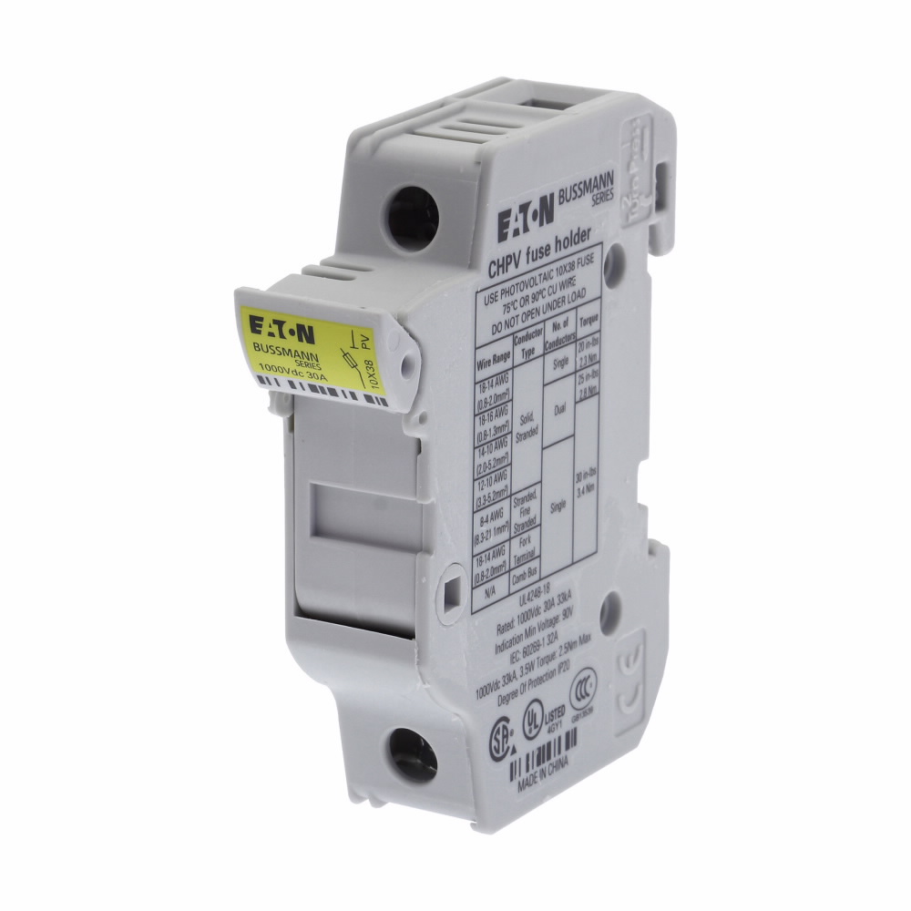 Product image for PHOTOVOLTIAC FUSE HOLDER