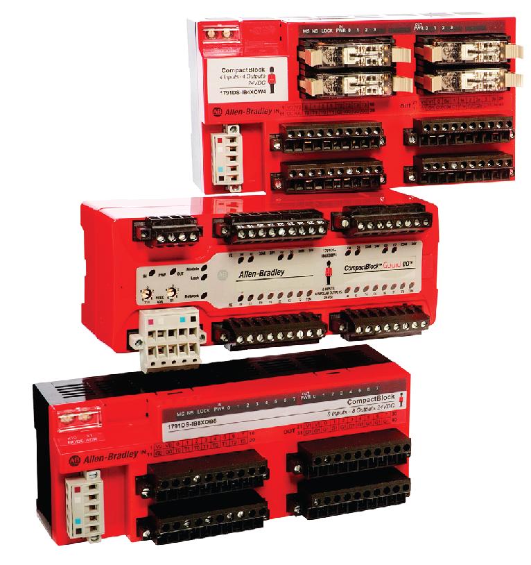 Product image for ABRA 1791DS-IB8XOBV4 DEVICENET SAFETY COMPACTBLOCK 8INPUTS 8TEST OUTPUTS 4SOLID BIPOLAR OUTPUTS