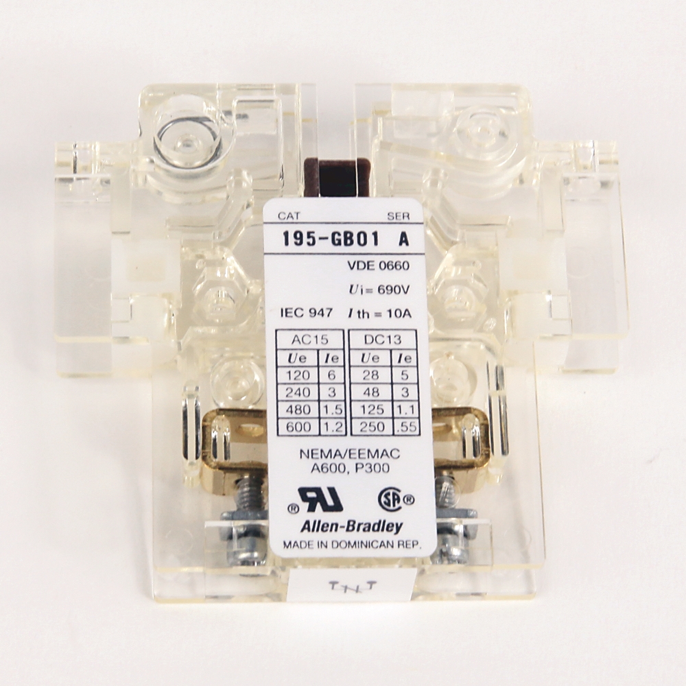 Product image for Contact auxiliary 1NC NEMA-6