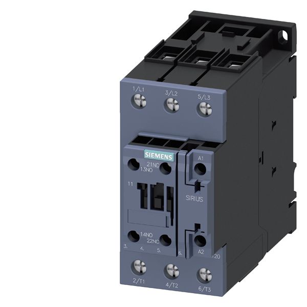 Product image for CONTACTOR S2 50A 240VAC SCREW 1NO/1NC