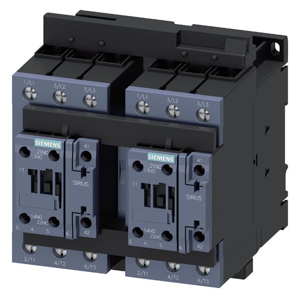 Product image for CONTACTOR REV S2 40A 120VAC 3P SCREW
