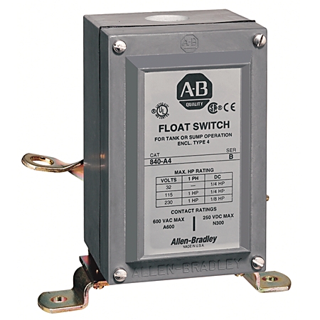 Product image for Switch,Automatic Float 600V Ac Max 10 A