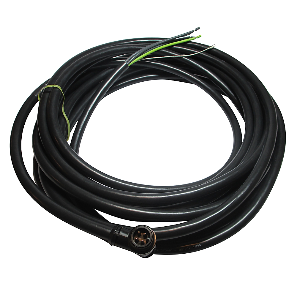 Product image for ABRA 284-MTRS22-M1D PATCHCORD 1M SHIELDED MOTOR CABLE M25 90DEG MALE TO STRAIGHT FEMALE IP67 NEMA4