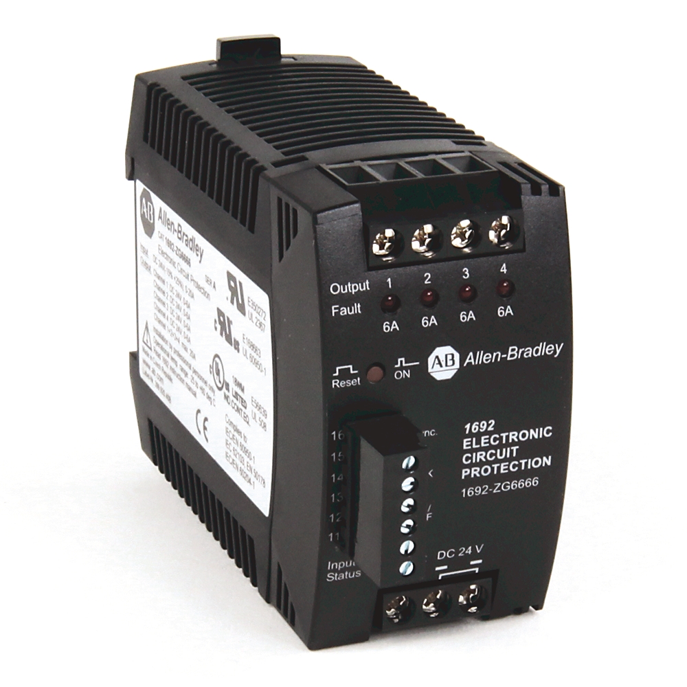 Product image for Module electronic circuit protection 6/6/6/6A 24VDC