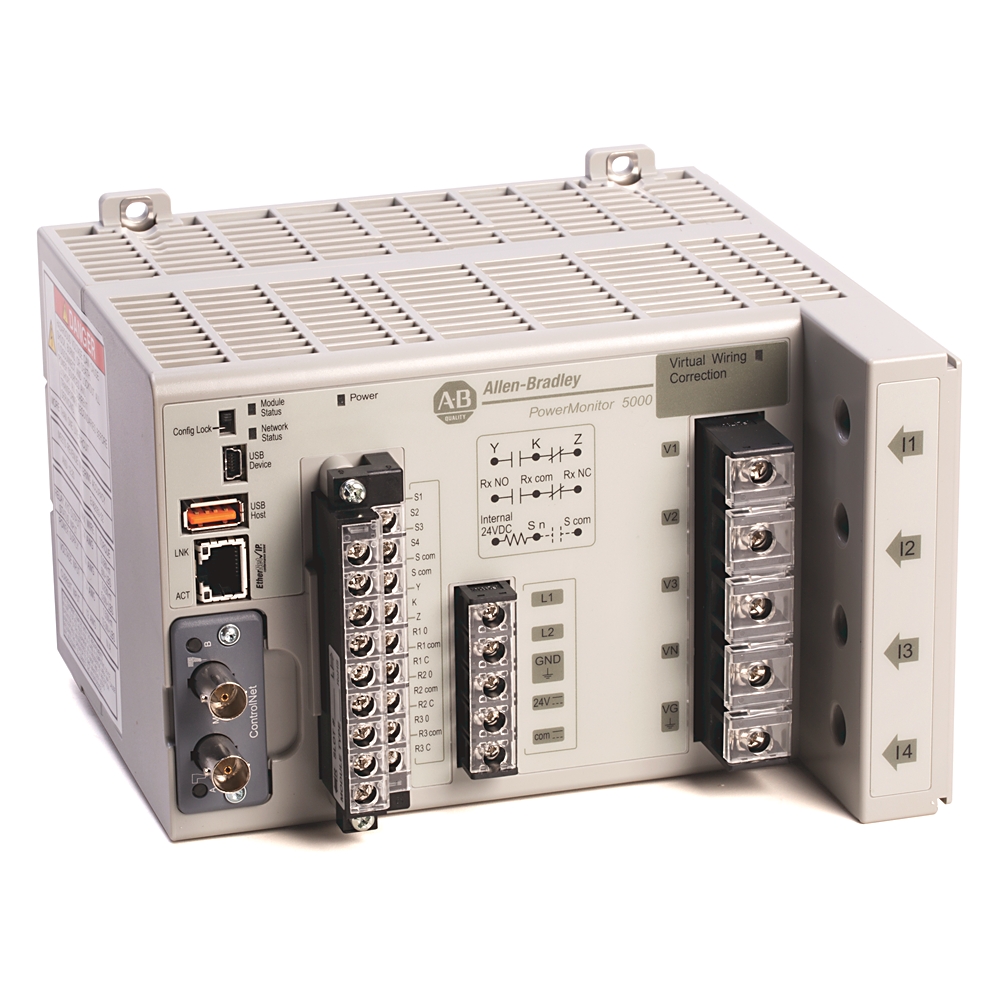 Product image for Powermonitor 5000 M5 with base power quality meter ControlNet