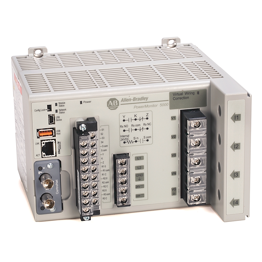 Product image for Powermonitor 5000 M6 with power quality meter ControlNet