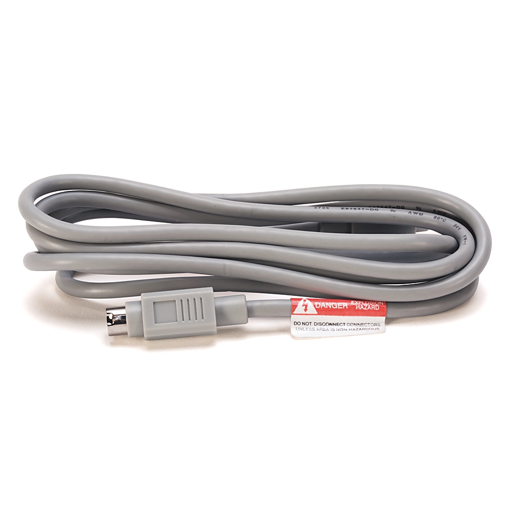 Product image for Cable programming miniDIN to miniDIN lock mechanism 2m