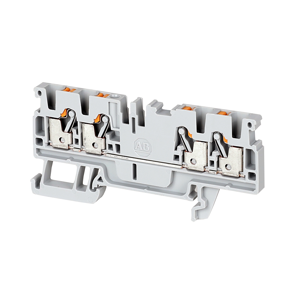 Product image for IEC Feed-Through Push-in Terminal Block