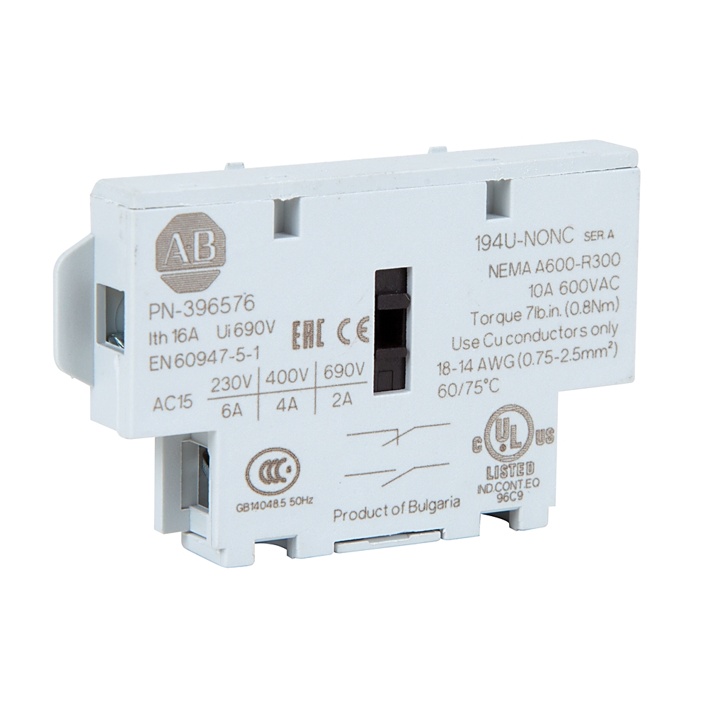 Product image for 194U AUXILIARY CONTACT