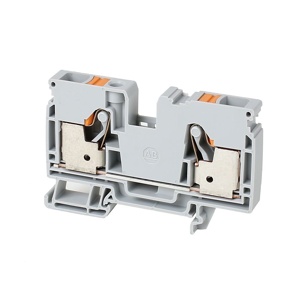 Product image for IEC FEED-THROUGH PUSH-IN TERMINAL BLOCK