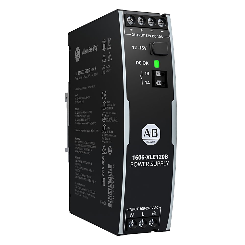 ABRA 1606-XLE120B XLE POWER SUPPLY 120W 12VDC 10A