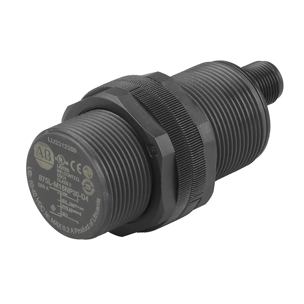 Product image for ABRA 875L-M16NP30-D4 SENSOR PROXIMITY CAPACITIVE IO-LINK