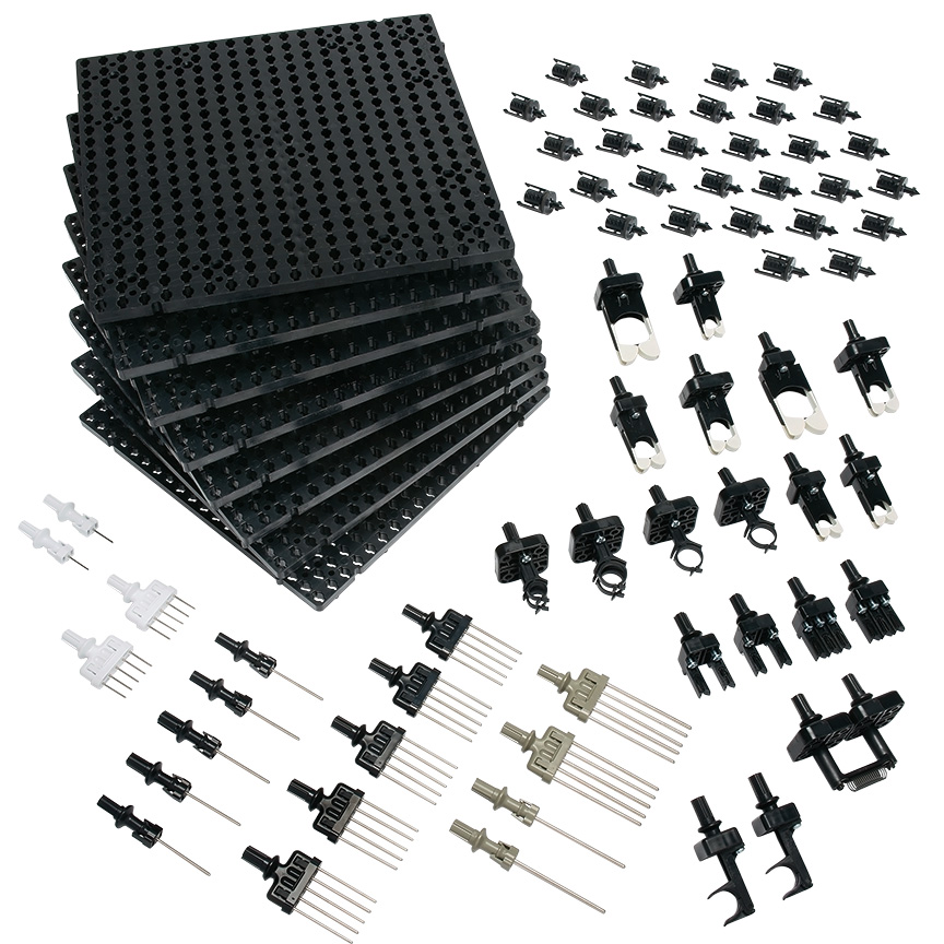 Product image for Quick-Build™ QB-KIT1 Quick-Build™ Harness Board Starter Kit, 221 assorted
