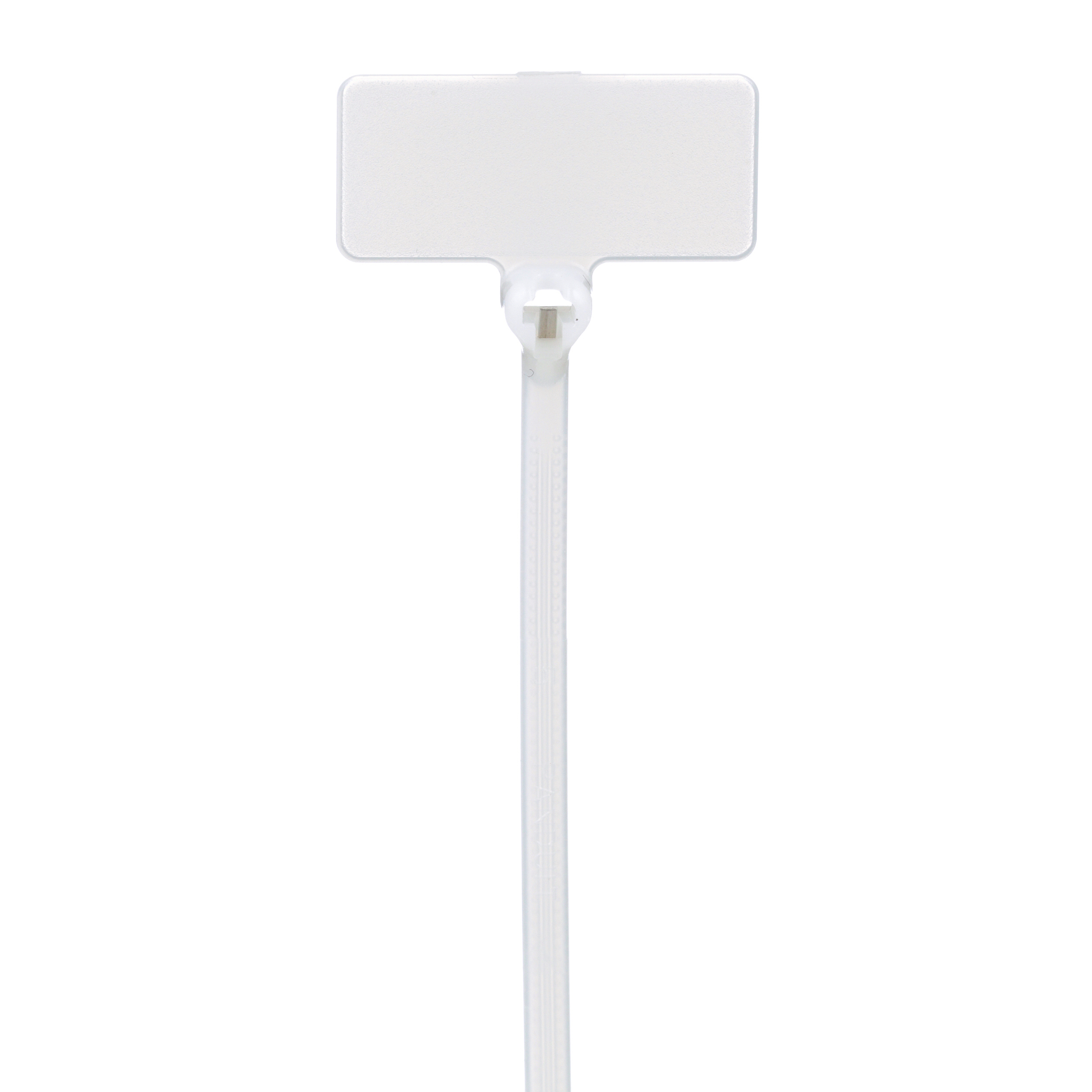 Product image for PANDUIT BF2M-C MARKER TYRAP 8.3"L FLAG 211MM MINIATURE CABLE TIE NYLON NATURAL
