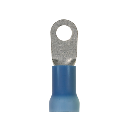 Product image for PANDUIT PV6-14RX-X TERMINAL RING #6G 1/4"STUD VINYL PK10