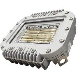 Product image for SafeSite Area Light, 180.., 5500 Lumens, 40 Watts, 100 - 277 VAC, Cool White 5000K, Glass - Clear, Gray, Retro-fit Adapter - Crouse-Hinds - Champ, Dimming (0-10V), [UL 844 Class I Div. 2/Class II Div. 1]