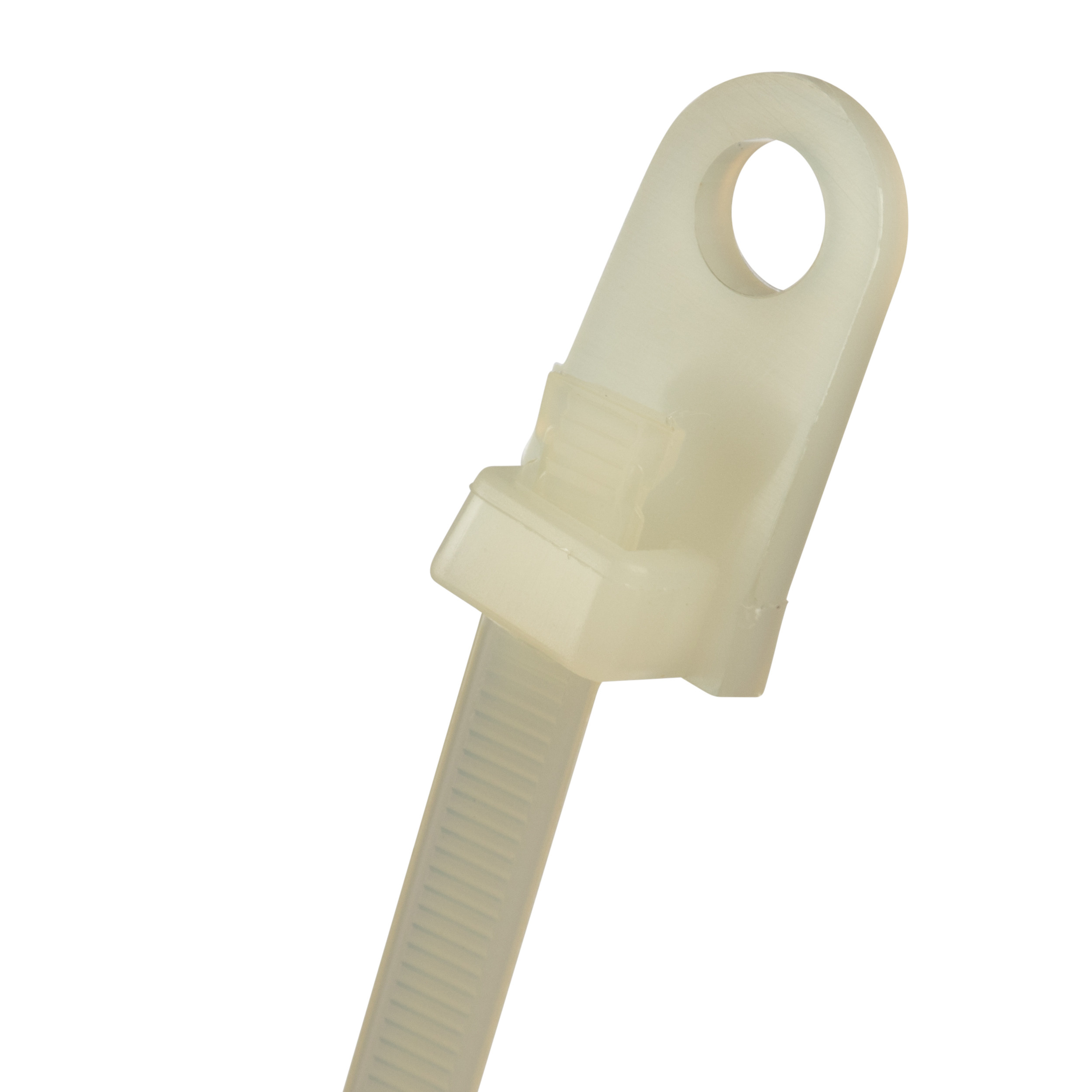 Product image for Pan-Ty® SSC2S-S10-C Sta-Strap Clamp Cable Tie, PA6.6, M5, 7.35"L, 50lb, PK100