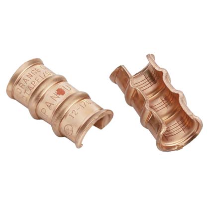 Product image for StructuredGround™ CTAPF2/0-12-Q Compression Connectors - Taps