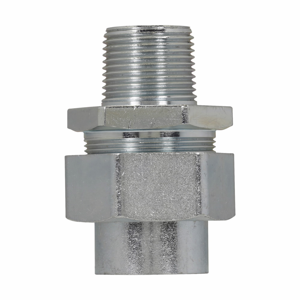 Product image for CROUSE_HINDS UNY105 SA UNION CONDUIT 1/2" AL MALE TO FEMALE HAZARDOUS LOCATION CU FREE ALUMINUM 2-3/8"L