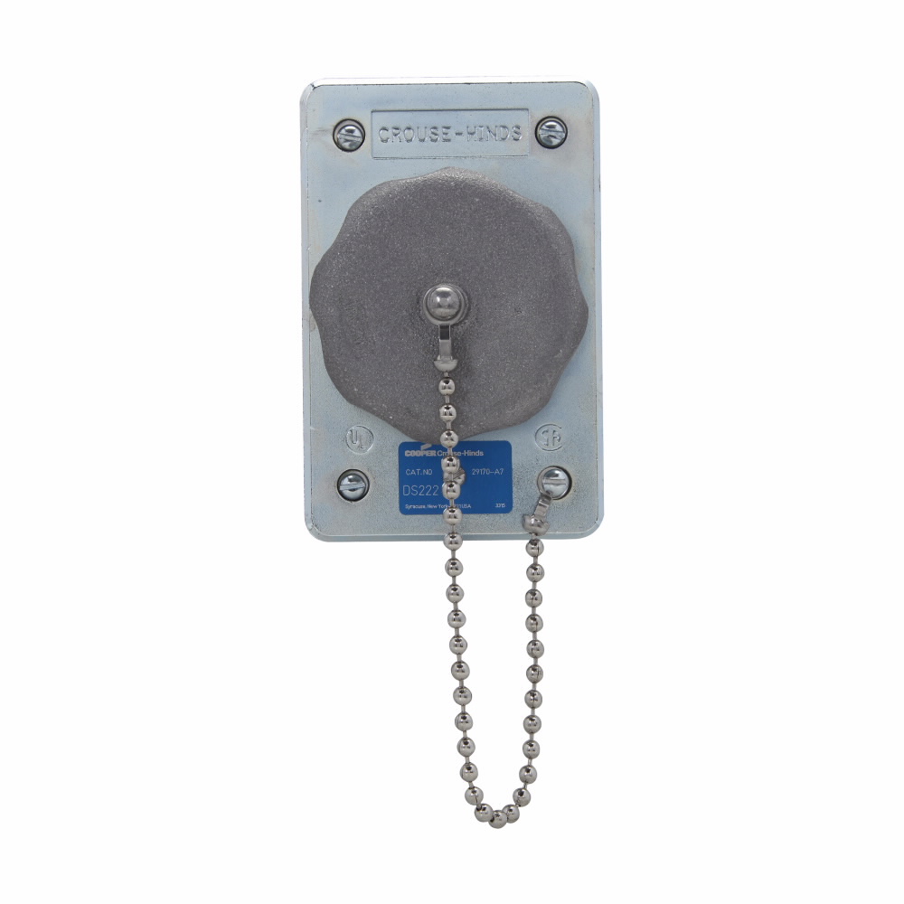 Product image for 15A 125V 2W 3P CST IRON RCPT HOUS