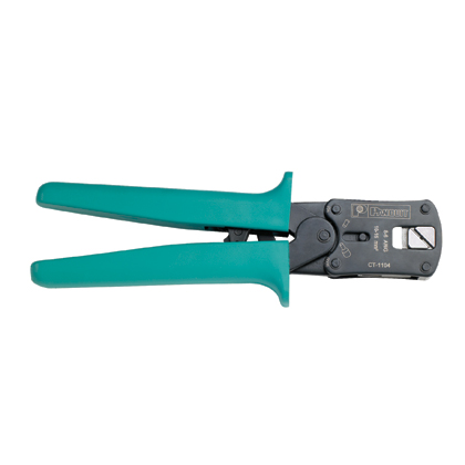 Product image for Contour Crimp™ CT-1104 Crimp Tool, Green, Controlled Cycle, 8 - 6 AWG, PK1