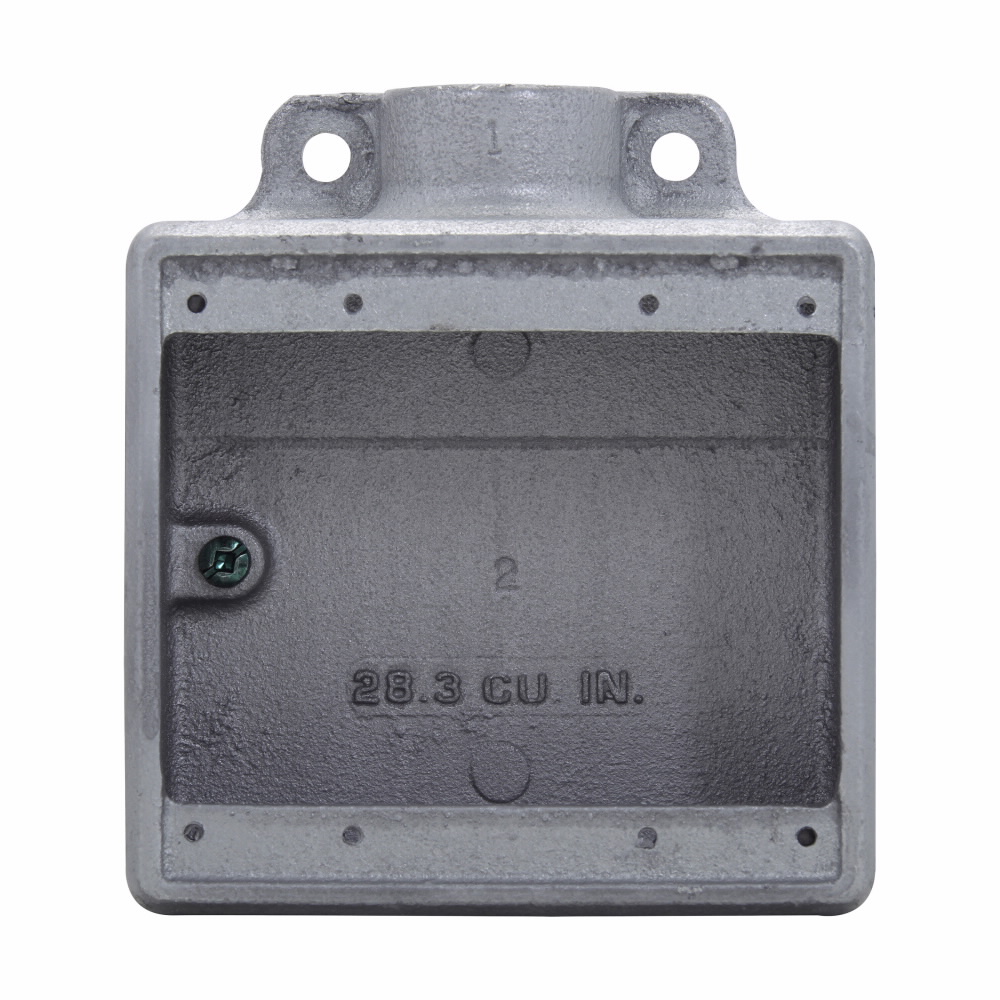 Product image for 3/4 NPT DE CST AL FS BX TWO GNG MTG LUGS