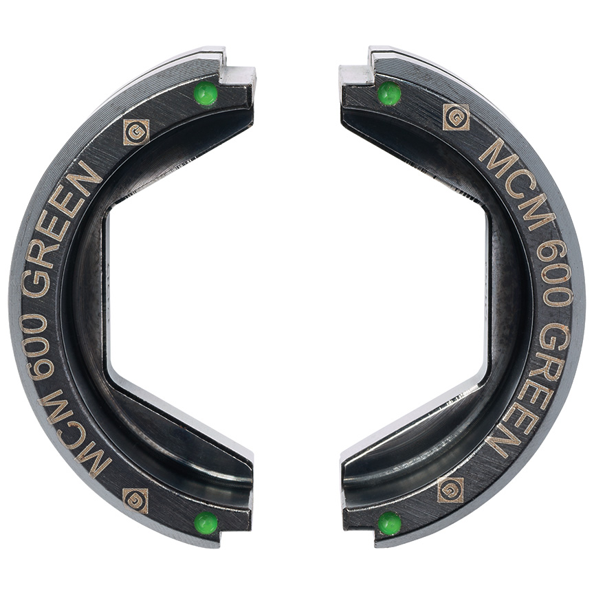 Product image for Pan-Lug™ KC22-600B Copper Code Hex Die, Black Oxide, Steel, PK1
