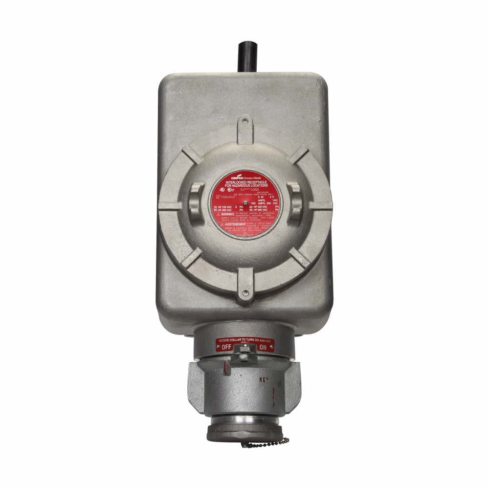 Product image for 100A 3W4P DF INTRLCK RCPT 2