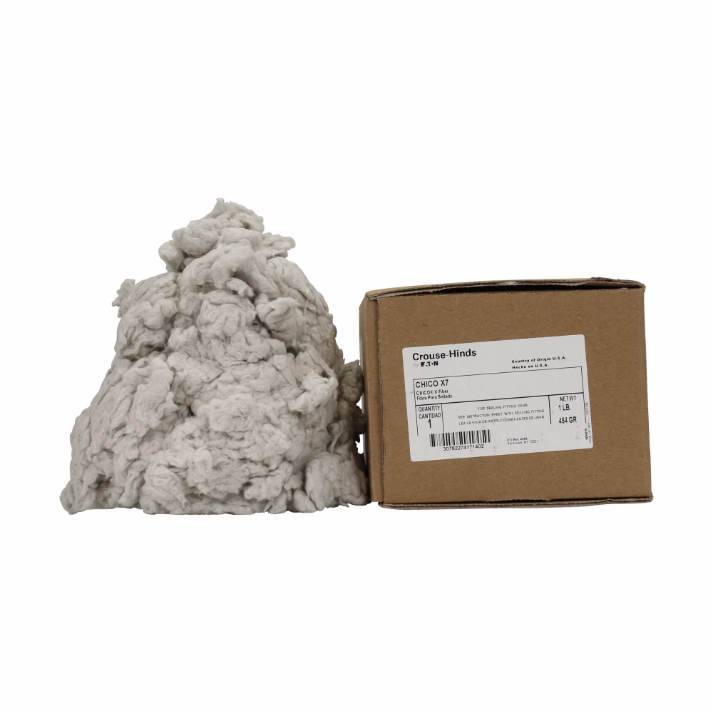 Product image for CROUSE_HINDS CHICO X7 X FIBER 1LB PACKAGE FOR FORMING A DAM AROUND CONDUIT
