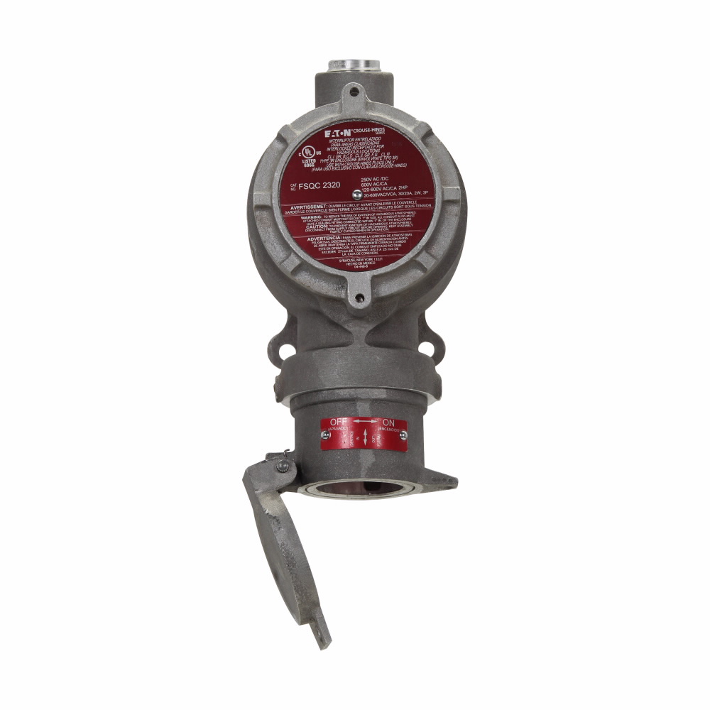Product image for 60A 3W4P ARK DF INTLK RCP THRU HUB 1 1/2