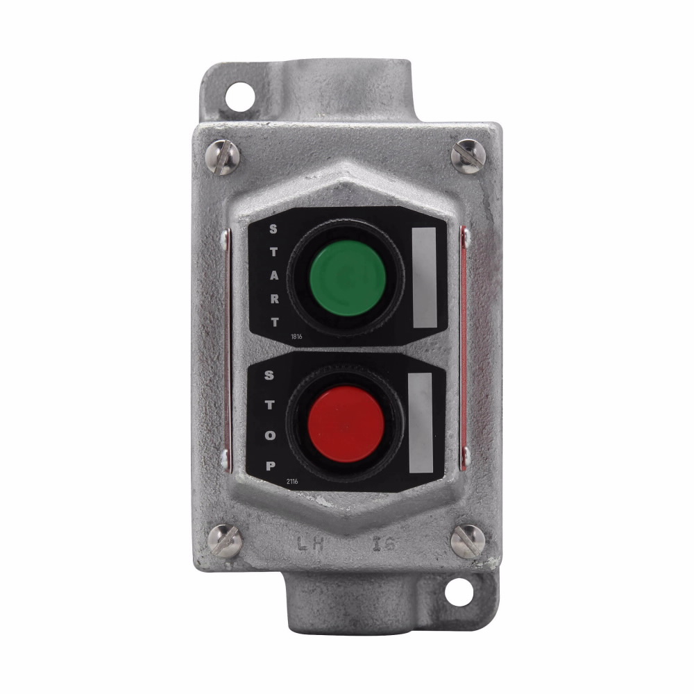 Product image for PUSHBUTTON STAT FRONT OPER 600VAC HEAVY