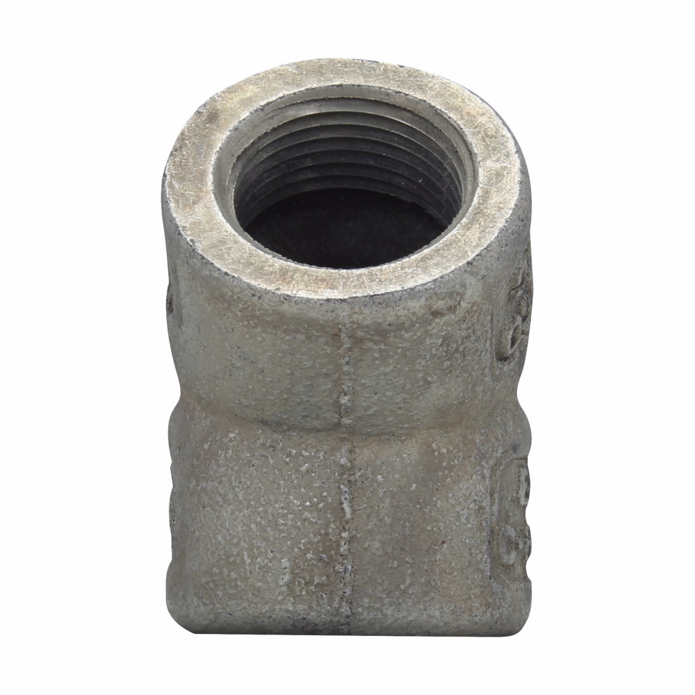 Product image for 2 NPT IRON 45 DEG FEMALE DIV 1 ELBOW