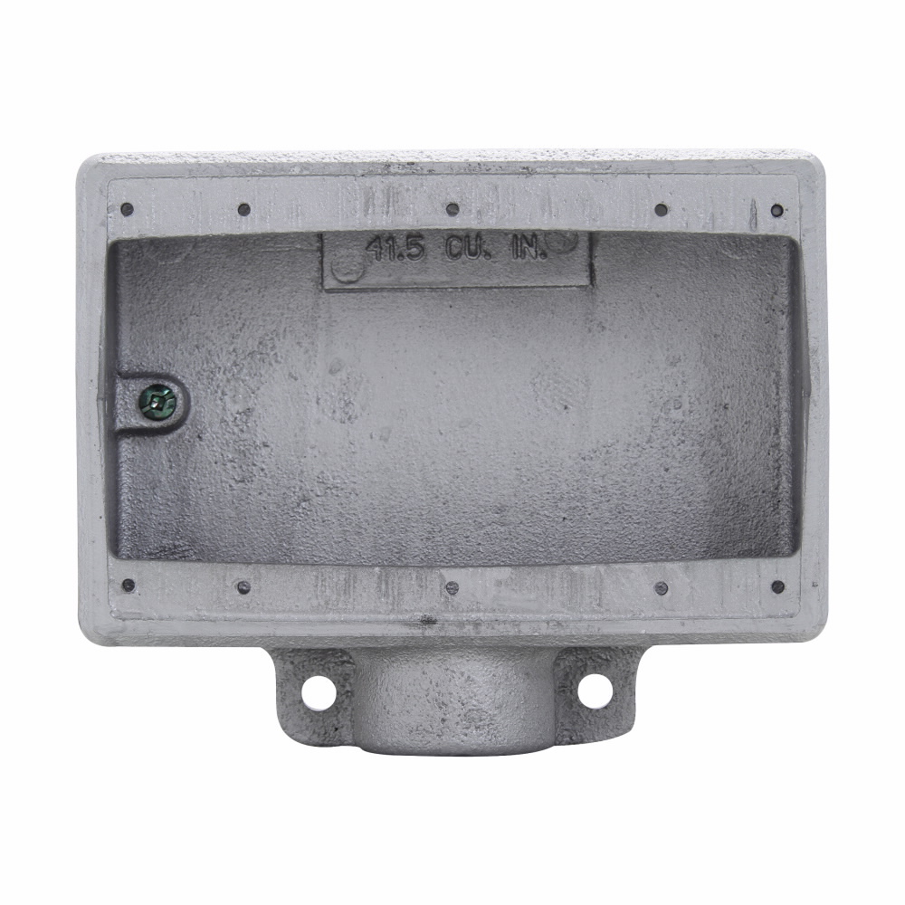 Product image for 3/4 NPT DE IRON FS BX THREE GNG MTG LUGS