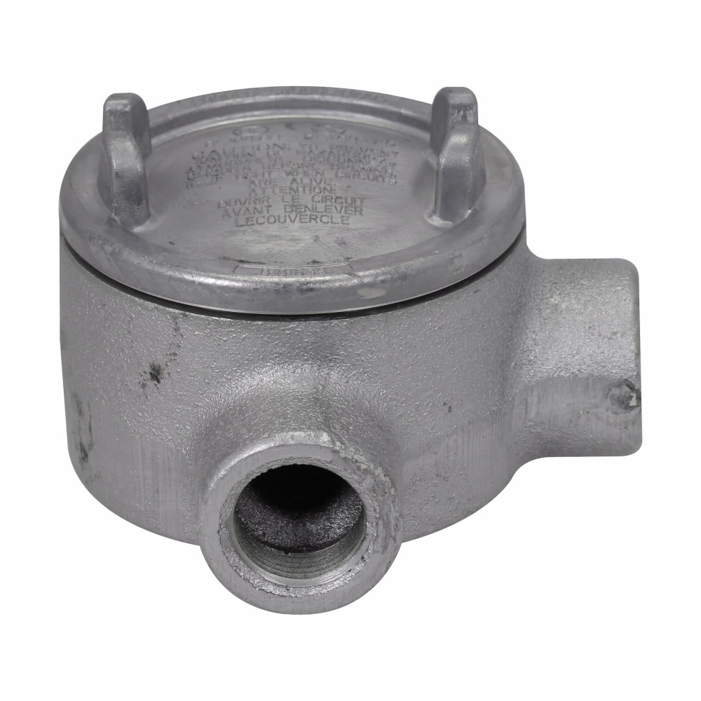 Product image for 2 OUTLET BX 5 DIA CVR FOR THRD RIGID/IMC