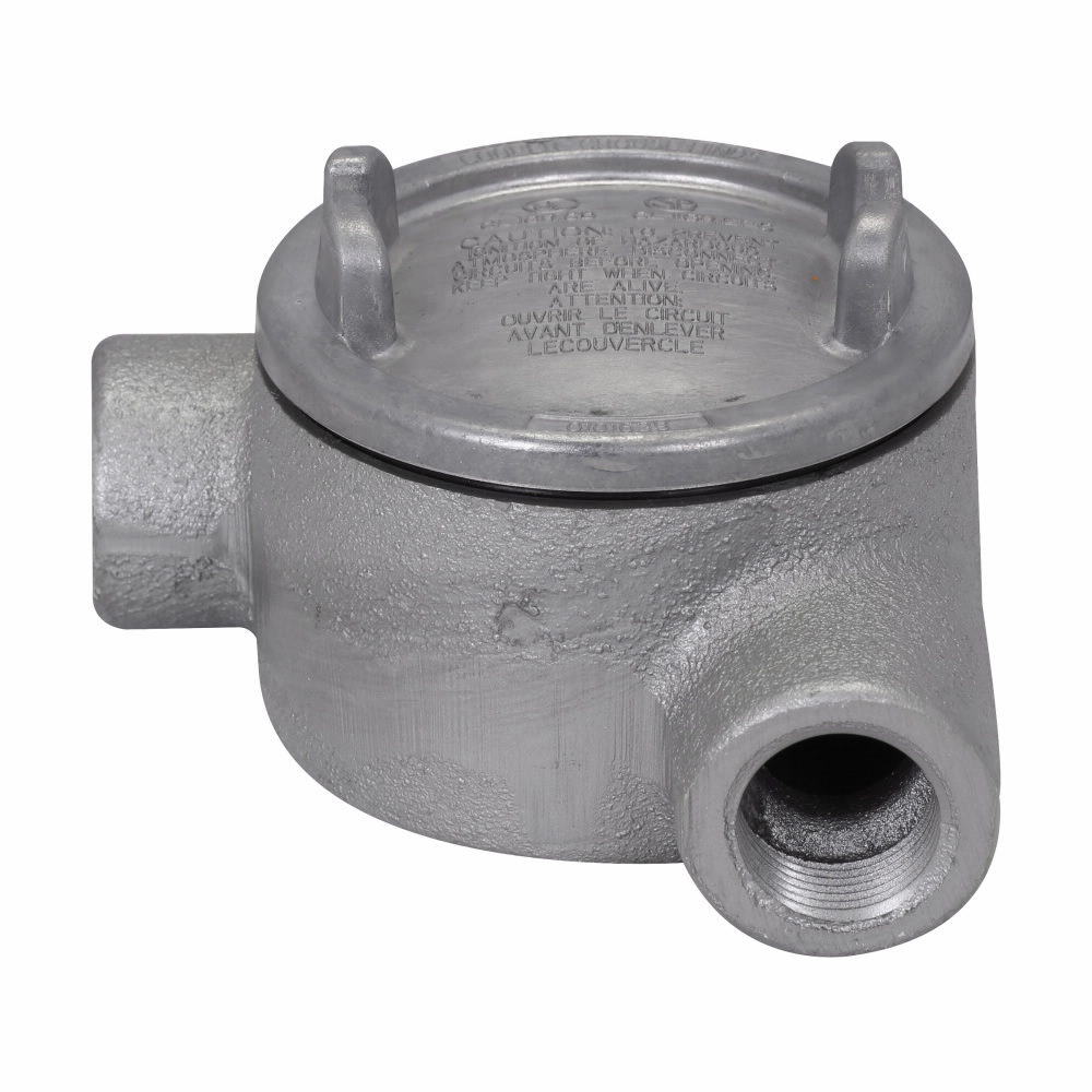 Product image for 1 OUTLET BX 3 DIA CVR FOR THRD RIGID/IMC