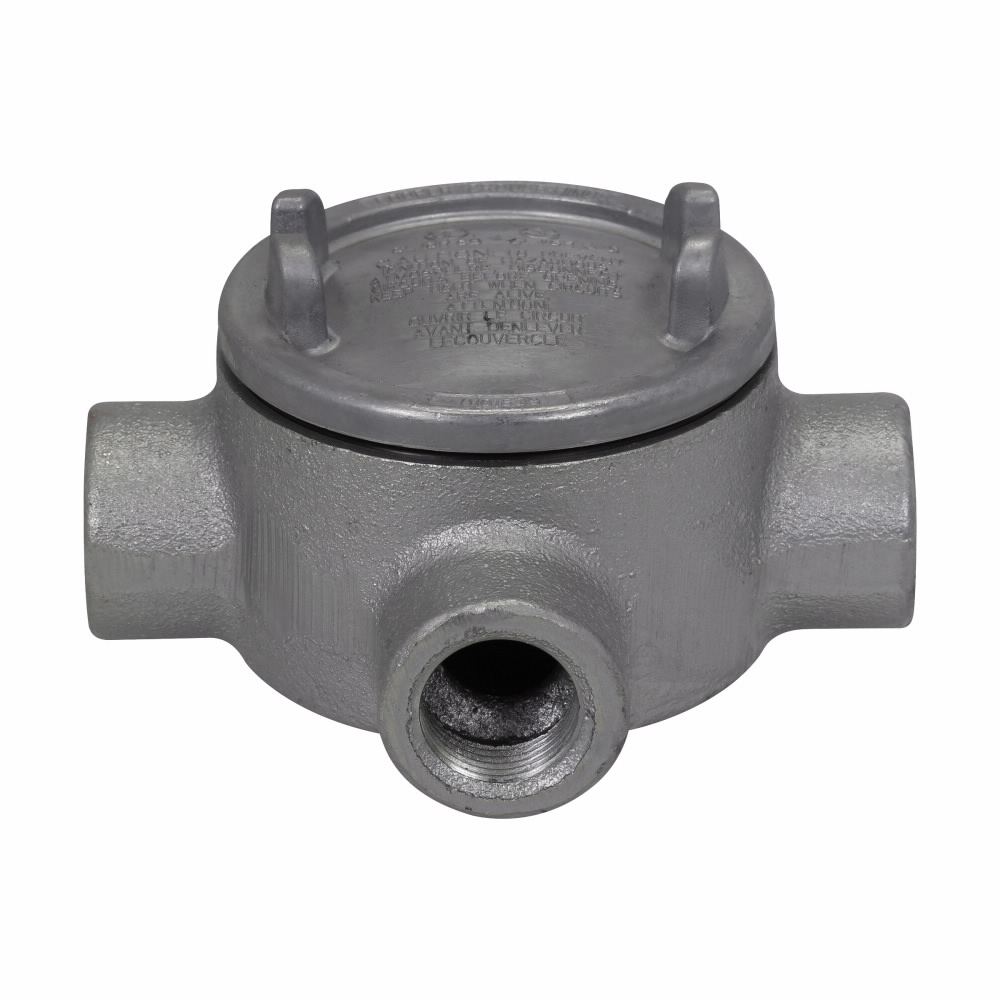 Product image for 1/2 OUTL BX 3 DIA CVR THRD RIGID/IMC