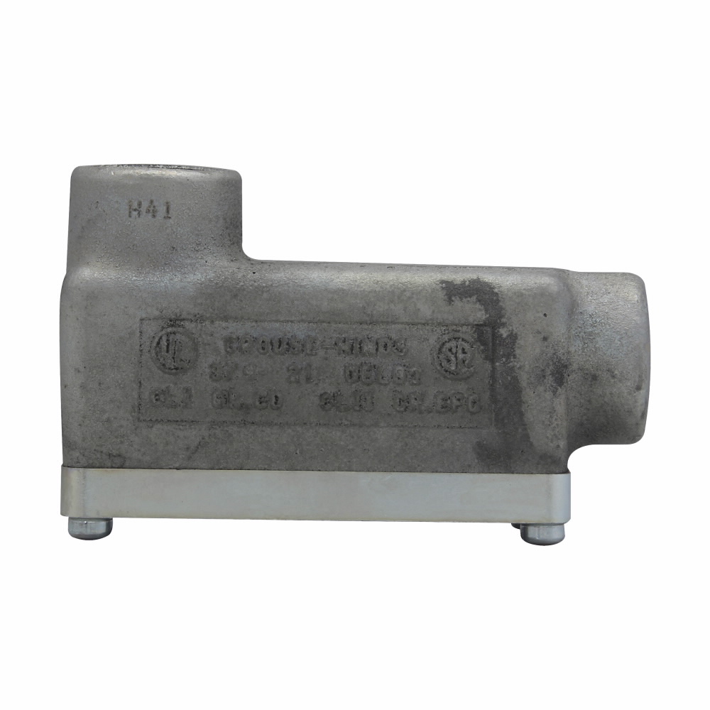 Product image for CROUSE_HINDS OELB2 FITTING LB 3/4"H IRON EXP BODY ONLY FOR RIGID CONDUIT AND IMC EXPLOSION AND DUST IGNITION PROOF
