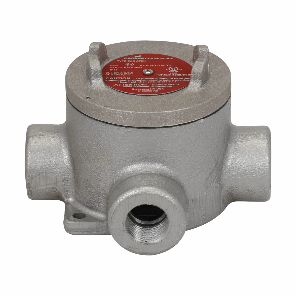 Product image for 1/2 IRON OUTLET BX CVR ATEX