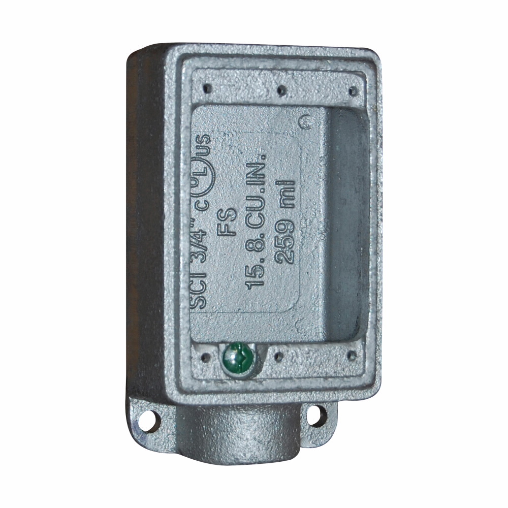 Product image for FS BOX SHLW MAL 1 HUB 3/4