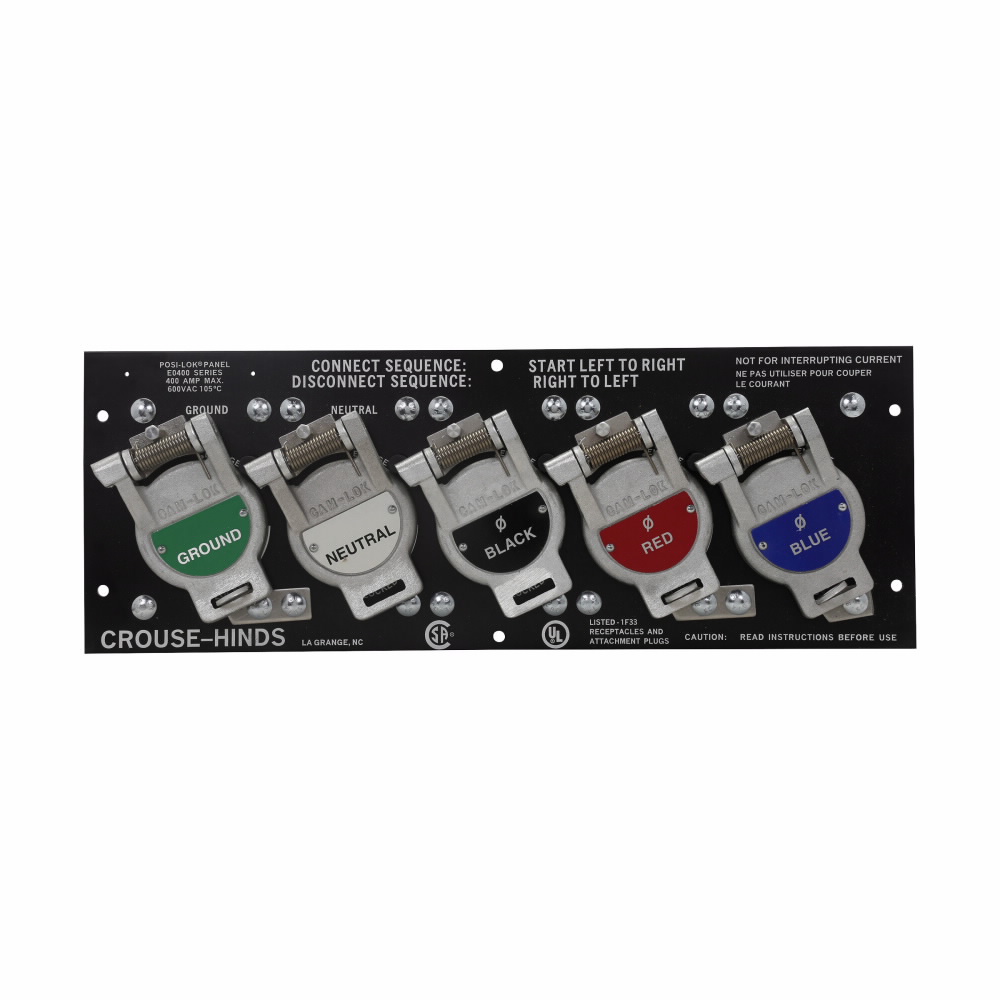 Product image for E0400 M 5 POSI PANEL GR WH BK RD BL