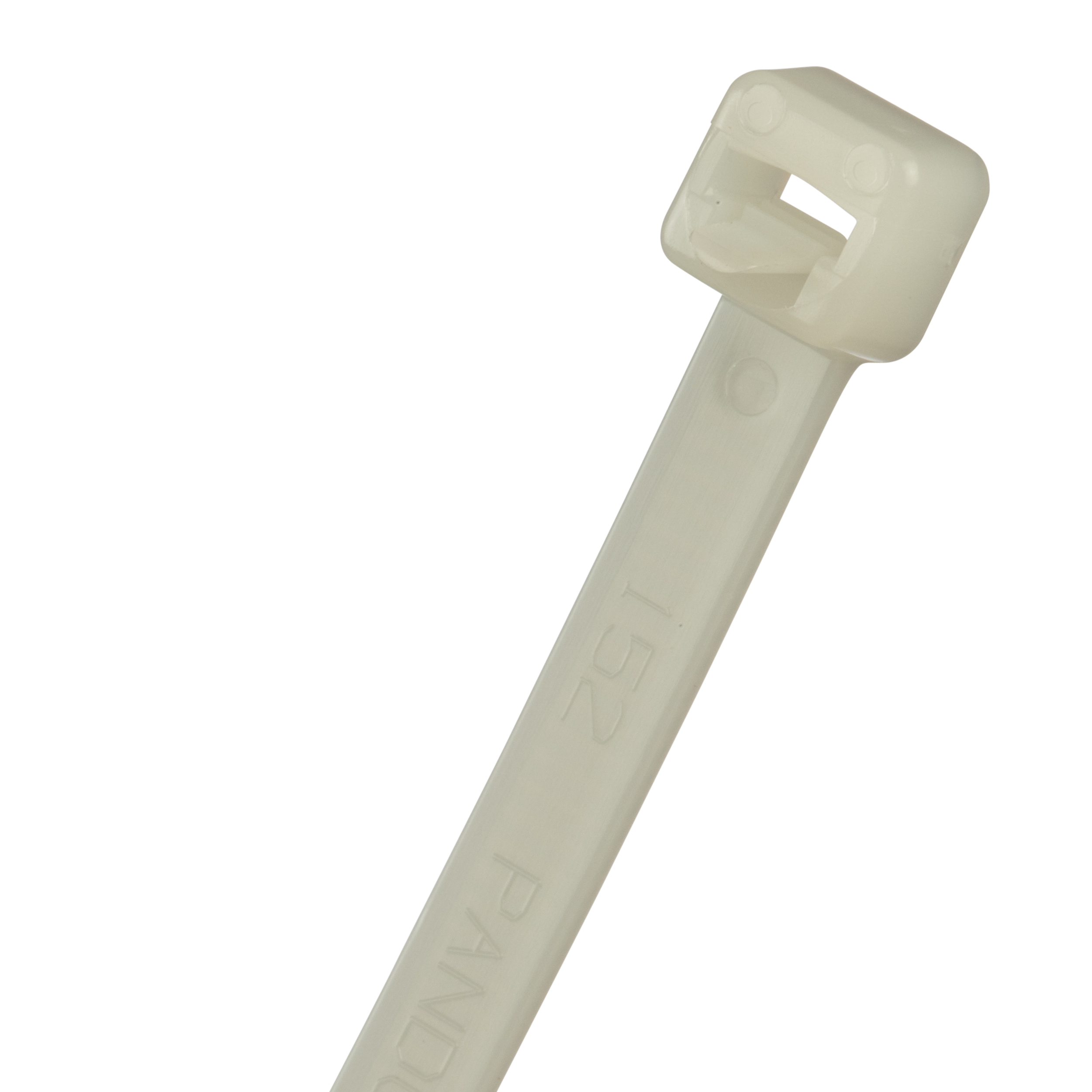 Product image for PANDUIT PRT2S-C RE-SETABLE TYRAP 8" NYLON WHITE PKG 100
