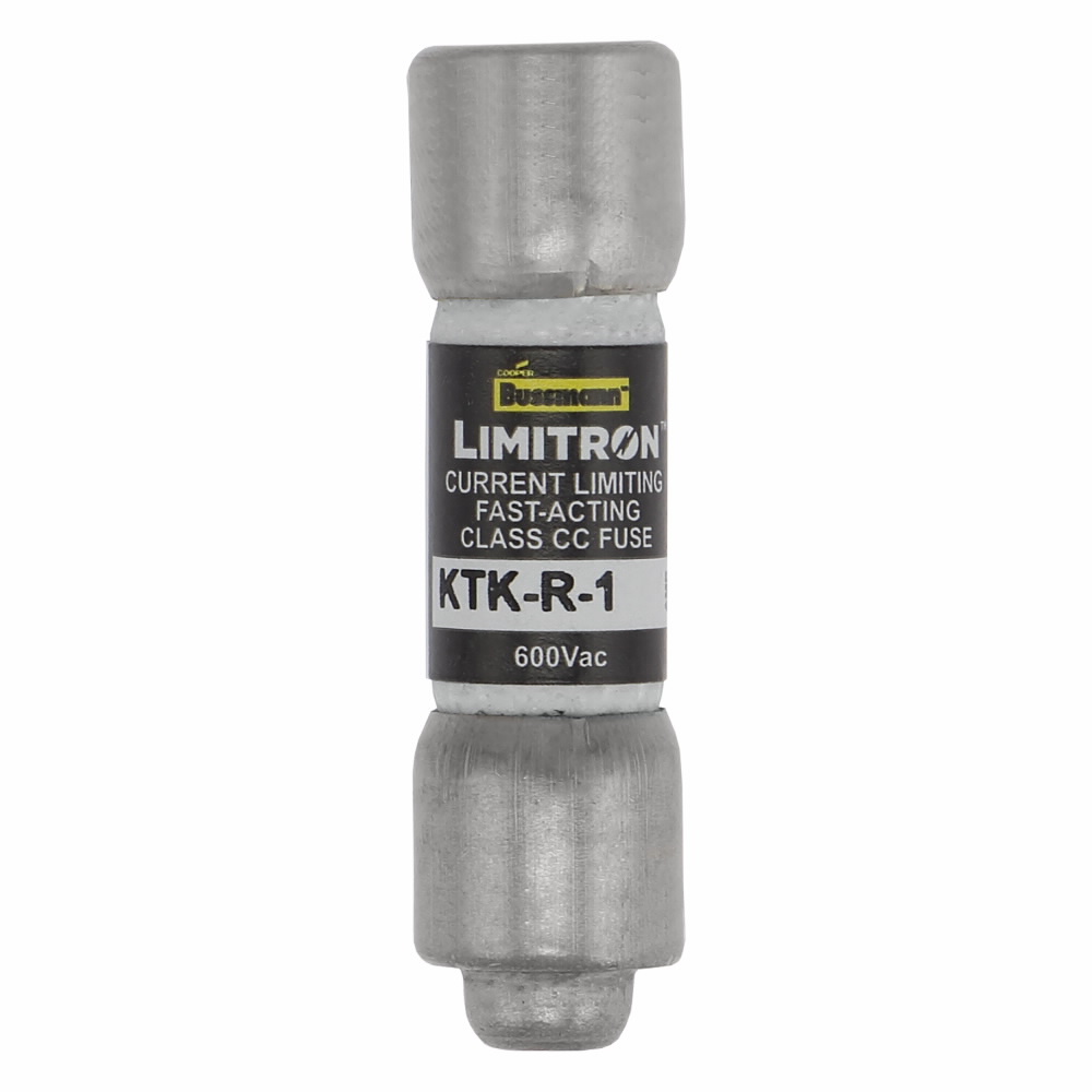 Product image for LV FUSE, TYPE KTK-R, 600 VAC, 1 AMPS