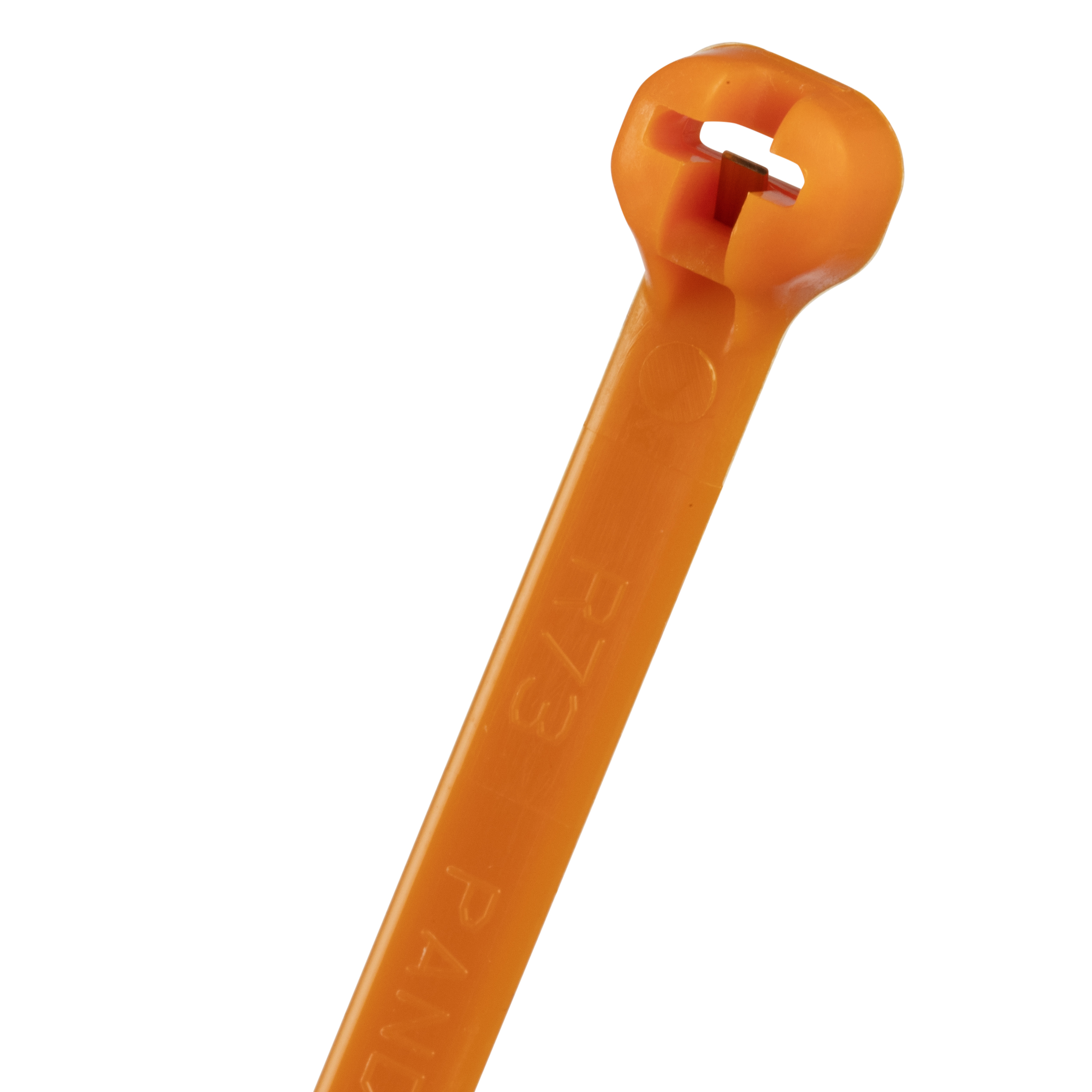 Product image for PANDUIT BT2S-M3 BARBTY 8"L STANDARD NYLON CABLE TIE TYRAP ORANGE 1000/P