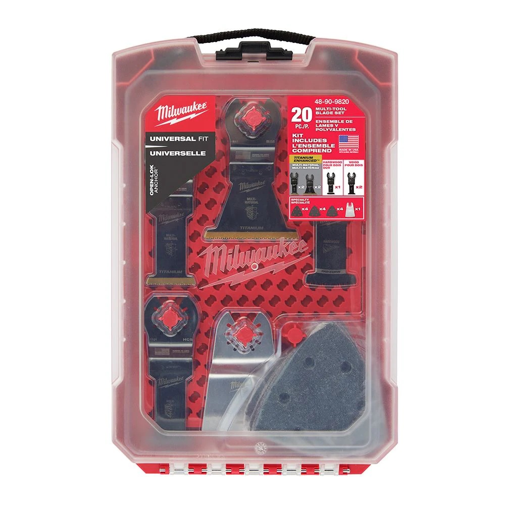 MILWAUKEE 48-90-9820 OPEN-LOK 20PC KIT W/CASE