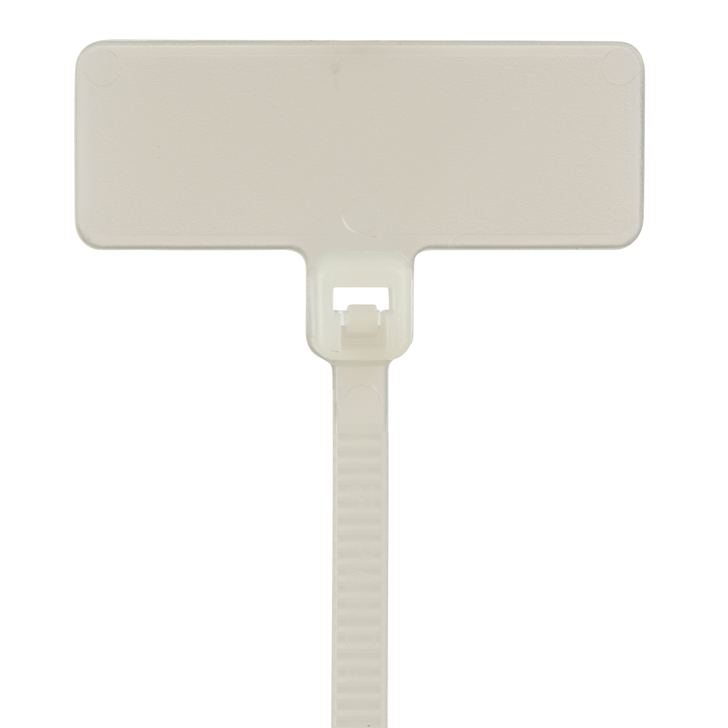 Product image for Pan-Ty® PLF1MB-C Write-On Cable Tie, PA6.6, 4"L, 18lb, PK100