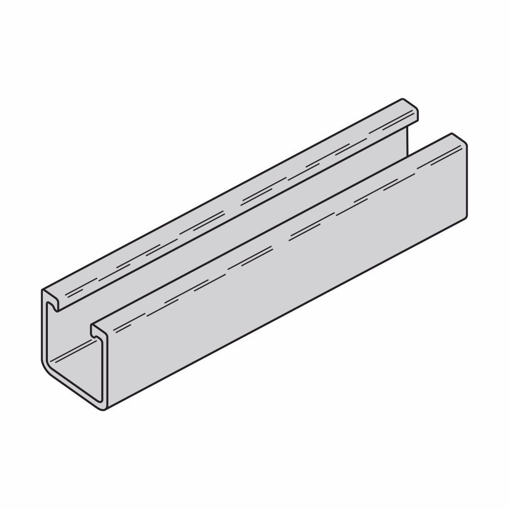 Product image for 1 5/8" X 1 5/8" FIBERGLASS CHNL, 120", POLYESTLR RES"