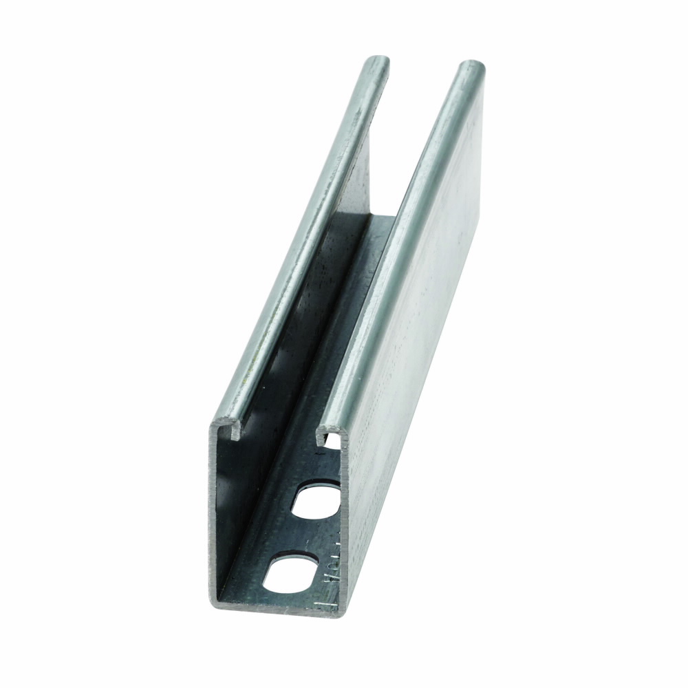 Product image for CHNL, 2 7/16" X 1 5/8", 9/16" X 1 1/8" S-HOLES, 12 GA, 120